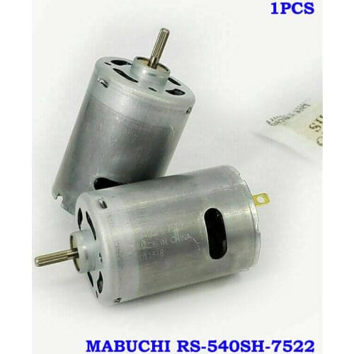 MABUCHI RS-540SH-7522 DC Motor 7.4V 9.6V 6V-12V 30000RPM High Speed Power Electric Tools Motor threaded shaft
