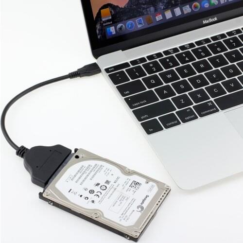 Type C USB 3.1 USB-C Type-C Male to SATA 22 Pin 2.5" Hard disk driver SSD OTG Adapter Connector Cable 20cm SATA2 for Macbook