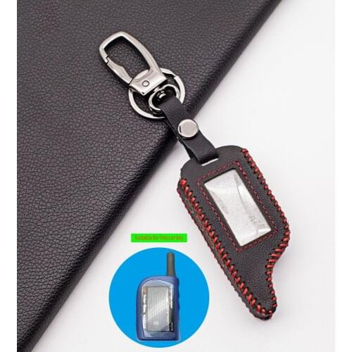 M4 Latest Carrying Leather Case Cover for Scher Khan magicar 4 3 Two Way Car Alarm Russian LCD Remote Protect Shell