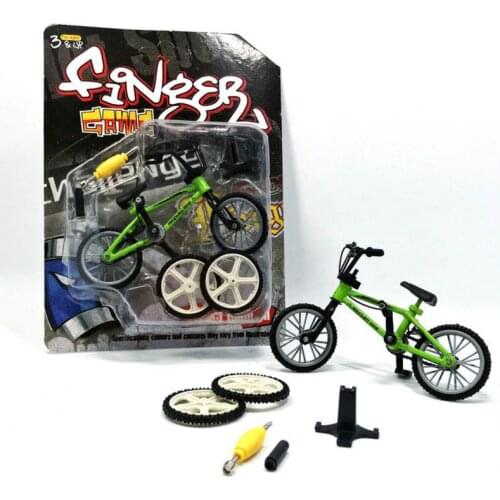 Creative Alloy Mini Finger Bike Bicycle Bmx Kids Toys For Children Boys Finger Scooter Novelty Gag Racing Toy Brinquedos Gifts