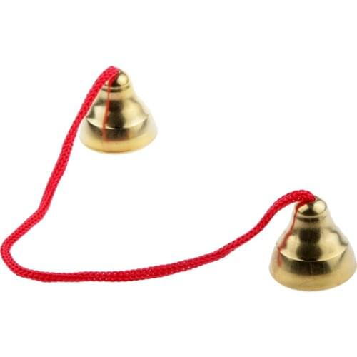 New Handcrafted Bronze Peng-Pong Bells Kids Musical Percussion Instruments