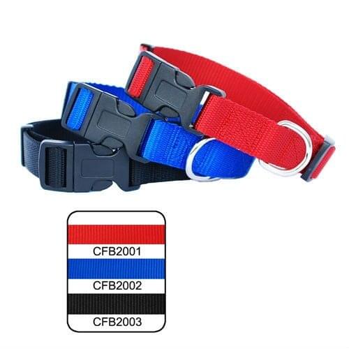50Pcs/Lot Lively Pet Dog Plain Color Collar Buckle Style 2.0cm CFB2001