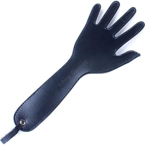 PU Leather Lifelike Hand Paddle Adult Game Cosplay BDSM Slave Fetish Bdsm Products for Sex Game Flirting Sex Toys for Couples
