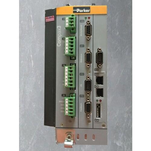 PARKER COMPAX3 SERVO DRIVER C3S063V2F12 I30 T40 M12 USED GOOD IN CONDITION