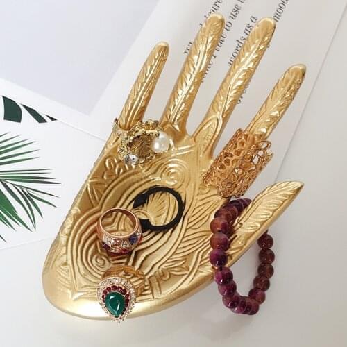 H-0001 Golden Mannequin Hand Jewelry Rack Prop Hand Bracelet Holder For Jewelry Bracelet & Ring Display