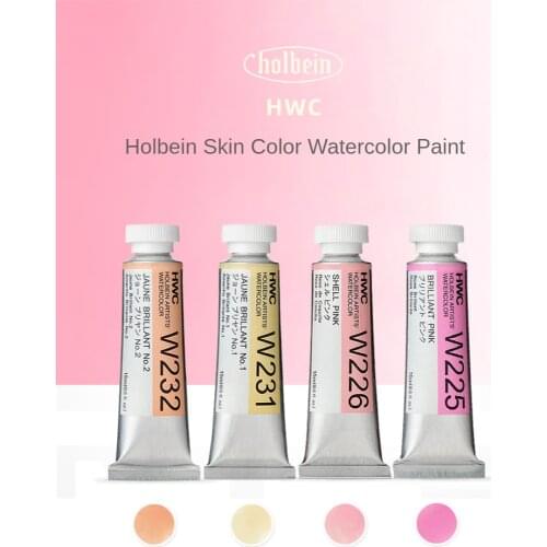 Holbein Flesh Color Watercolor Skin Color Pigment Illustration Comic Character Water Color Set Painting Supplies