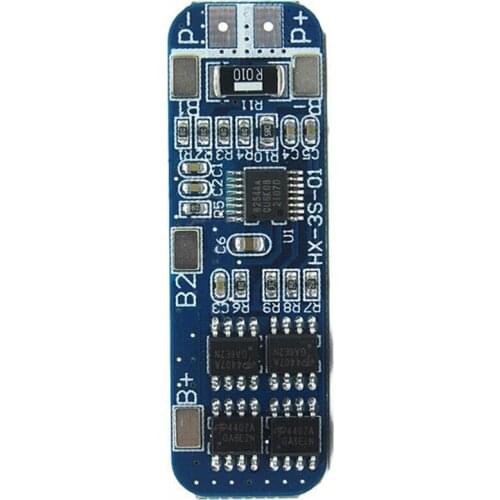3 String 12V 18650 Lithium Battery Protection Board 10A 11.1V/12.6V Batteries Packs Protection Board Module Battery Accessories
