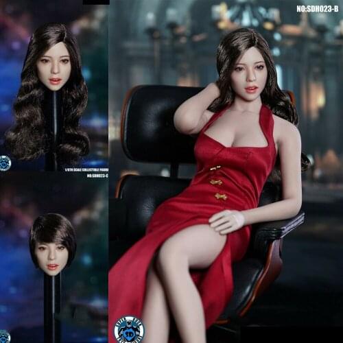 SUPER DUCK SDH023 1/6 Girl Head Sculpt 3 styles Fit 12" Inch Female TBL PH Body Presale Item