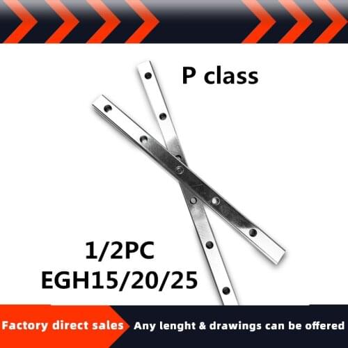1/2pcs P class Guide Rail EGH15 EGH20 EGH25 L=150-1150mm linear rail linear bearing use for engraving and cutting machine