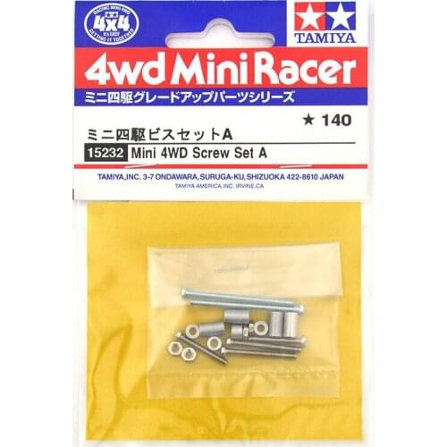 1 Bag Mini 4WD Screw Set A 15232 Screw With Spacer Nut Kit Spare Parts For Tamiya Mini 4WD Car Model