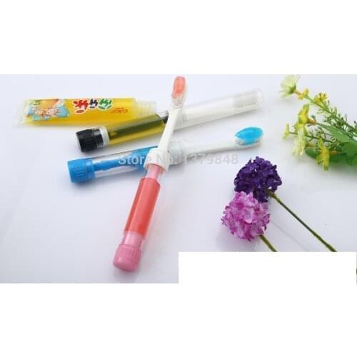 10pcs/lot Travelon Refillable Travel Toothbrush Soft Bristles Carry