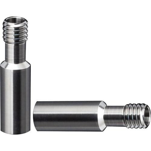 2pcs Upgrade Ender 3 V2 HeatBreak Tube Gr5 Titanium Alloy CR10 Throat for Creality CR-10,S4 S5, CR10S Ender 3 Pro, CS3 Hotend