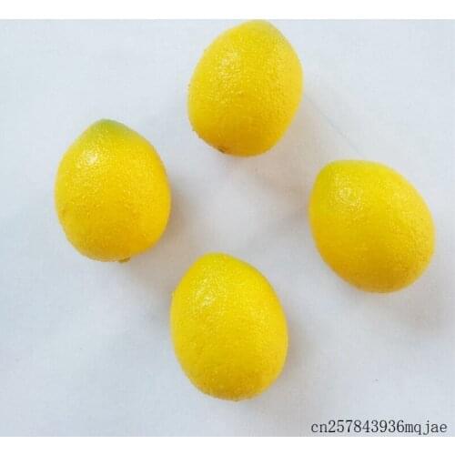 200pcs Faux Lemon Mini Artificial Simulation Fruits Living Room Home Decor Festival Decoration