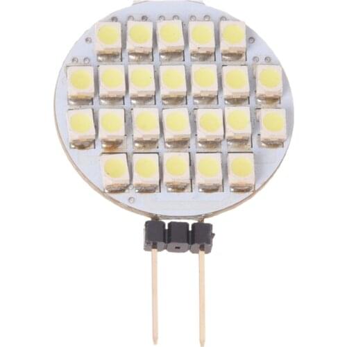 24 SMD LED Spot Light Bulb Lamp G4 Real White DC 12V