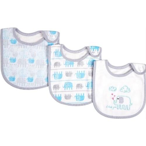 3 pack baby boy Bibs Cotton Baby Scarf Bibs Themed Cartoon Accessories Burp Cloth Toddler Winter Scarf Waterproof Bib baby stuff