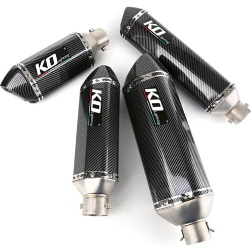 310 370 470 570 MM Silencer Motorcycle 51MM Exhaust Muffler Pipe Stainless Steel Tail Escape Removable DB Killer ATV Dirt Bike