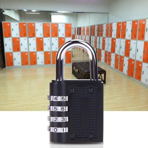 4 Digit Password padlock Combination Zinc Alloy Security Lock Suitcase Luggage Coded Lock Cupboard Cabinet Locker Padlock