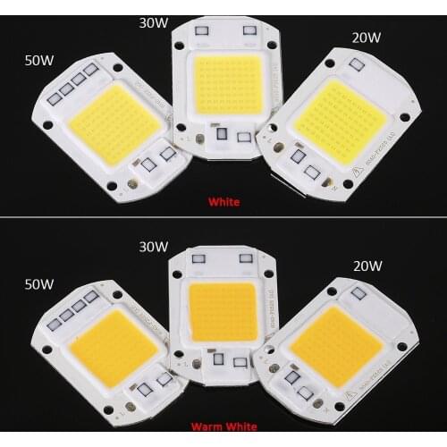 5pcs 20W AC COB Cast Light White Light Engine 5700K Color Temperature 220V Driver-free LED Light Source Aluminum L2204