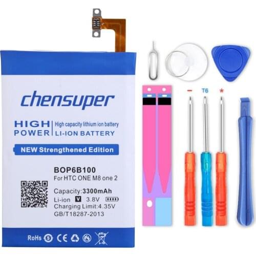 High quality 3300mAh B0P6B100 BOP6B100 Li-ion Phone battery for HTC ONE M8 one 2 M8T M8X M8D E8 M8SW M8ST M8SD battery