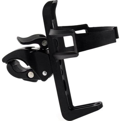 Black Bicycle Water Bottle Holder With Buckle Outdoor Riding Cycling Water Cup Tool Motorcycle Scooter Bottle Holder Accessories