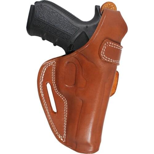 YT HOBBY Beretta APX Handmade Premium Leather Fast Draw With Strap OWB Outside The Waist Band Carry Pistol Gun Holster pouch