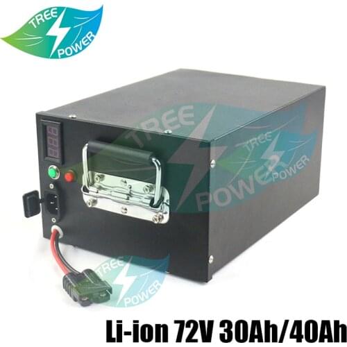 Rechargeable 72V 30Ah 40Ah ebike battery bike lithium ion Pack 72v 2000W 3000W battery for e bike+5A charger