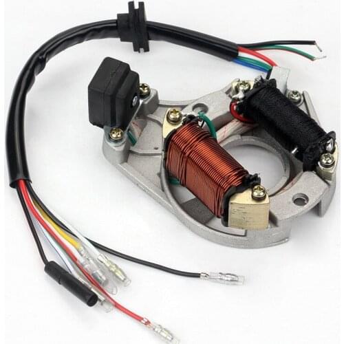 Magneto Flywheel Stator Plate 50 70 90 110 125cc Quad Dirt Bike ATV Buggy Four stroke cross-country motorcycle startup engine