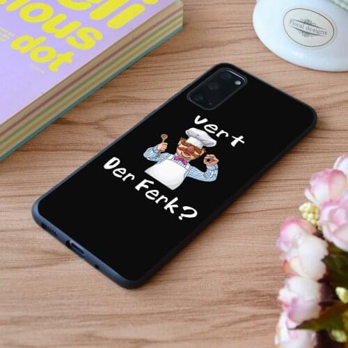 For Samsung The Swedish Chef Print Soft Silicone Matt Case TPU Cover Galaxy S Note M and Galaxy A