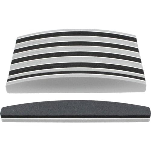 5pcs Sponge Block Nail File 180/240 Gray/Black Boat Nail Buffer Gel Polish Lime a Ongle Sanding Buffer Manicure Tools Supplier