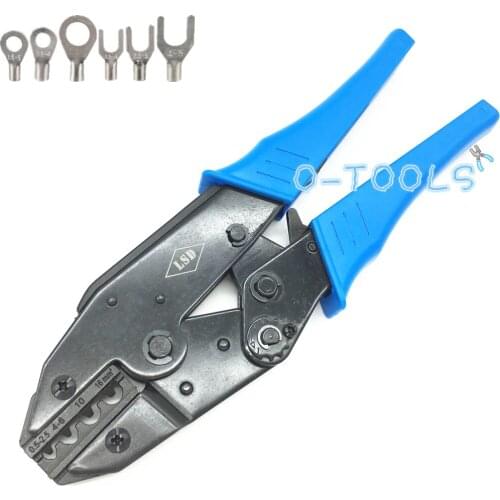 Non-insulated terminal crimping plier 0.5-16mm2,cable lug crimping tools 22-6 AWG LS-0516