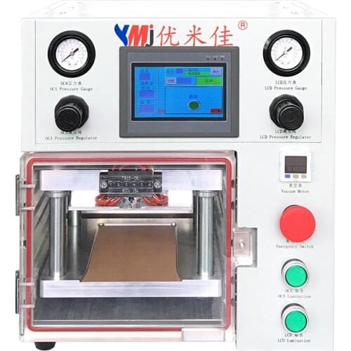 Ymj newest mini portable lamination machine for edge screen and flat screen repair