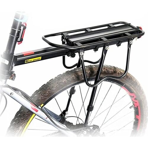 New One Piece Bike Rack MTB Bike Rear Shelf Cycling Bicycle Racks Aluminum Alloy 50KG Luggage Rear Carrier Trunk for Bicycles