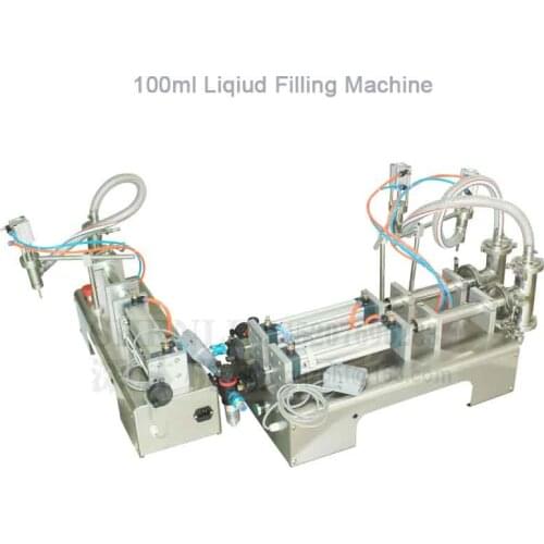 Filling machine tabletop liquid filler automatic bottle filling equipment 10-100ml double head shenlin filler