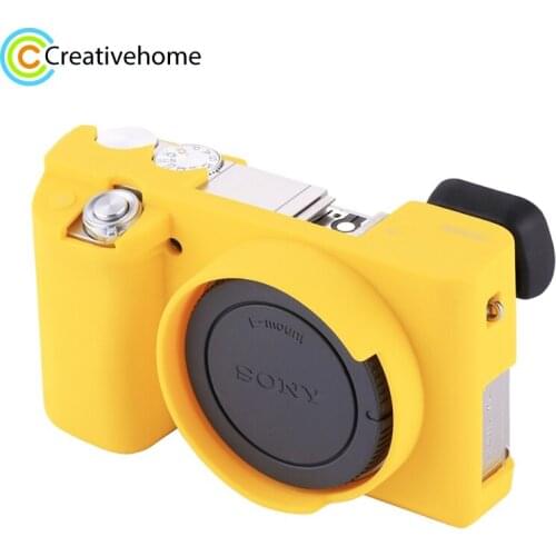 PULUZ For Sony A6000 Case Soft Silicone Protective Housing Back Cover Case for Sony ILCE-6000 DSLR Camera Accessories