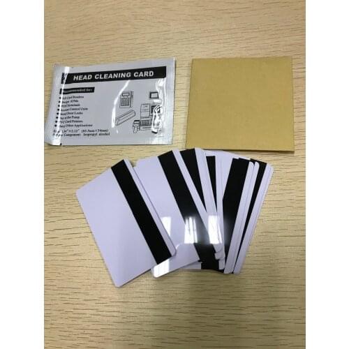 Blank Plastic HICO Magnetic stripe Card barcode card customized design