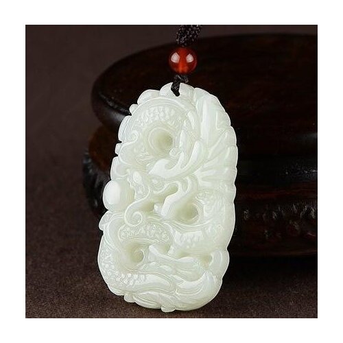 Sale jade dragon Pendant Mens бусины подвески Бусы Hetian Jade Wearing Zodiac breloque pour fabrication bijoux
