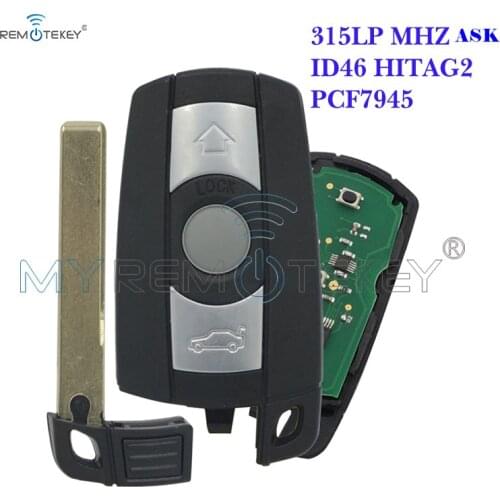 Remtekey car key 3 button KR55WK49127 315LP MHZ Smart Key Fob for BMW 3 5 series X1 X5 X6 Z4 2006 2007 2008 2009 2010 2011