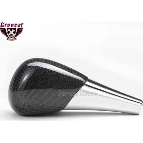 Carbon Fiber Gearshift Head Automatic Gear Stick Shift Knob Head Handle Lever For Toyota Rav4 2009 2010 2011 2012 2013 2014 2015