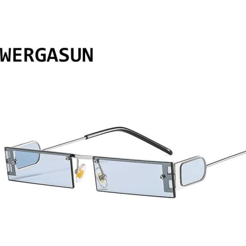 WERGASUN Classic Retro Sunglasses Women Glasses Lady Luxury Steampunk Metal Sun Glasses Vintage Mirror Oculos De Sol Feminino