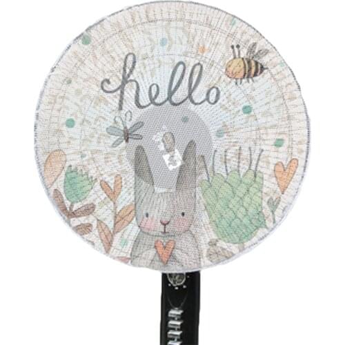 Home Use White Electric Fan Covers Baby Kids Finger Protector Safety Dustproof Mesh Net Cover Fan Guard Home Office Dust Cover