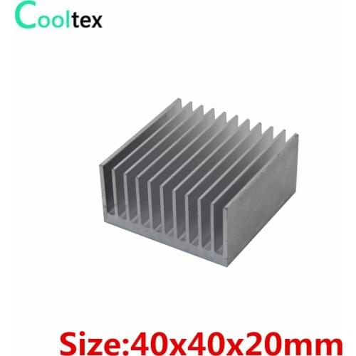 3pcs Extruded Aluminum heatsink 40x40x20mm heat sink for Electronic Chip VGA RAM LED IC radiator COOLER cooling