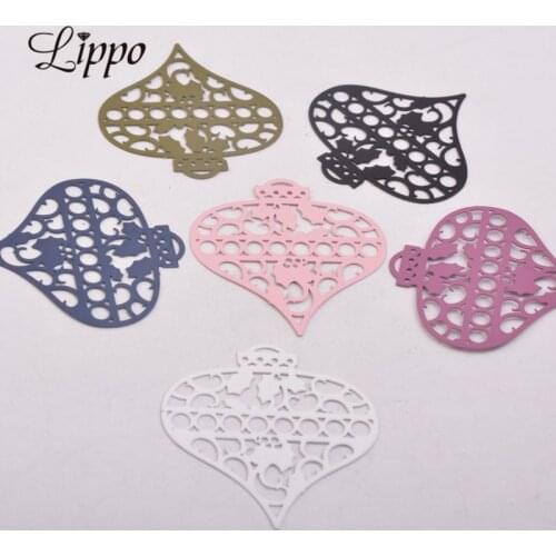 30pcs AC3520 39*42mm Hyperbole Big Filigree Charms Diy Jewelry Earrings
