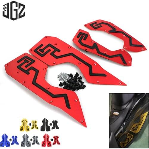 Motorcycle CNC Aluminum Foot Rests Pedals Footrest Step Pedal Plate Footpads for YAMAHA NMAX 125 155 2019 2020 2021 Accessories