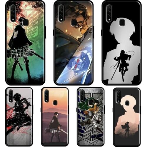 Levi Attack On Titan For OPPO A15 A1K A3S A5S A52 A72 A91 A83 A93 Find X3 Pro Reno 2 Z A5 A9 A31 A53 2020 Case