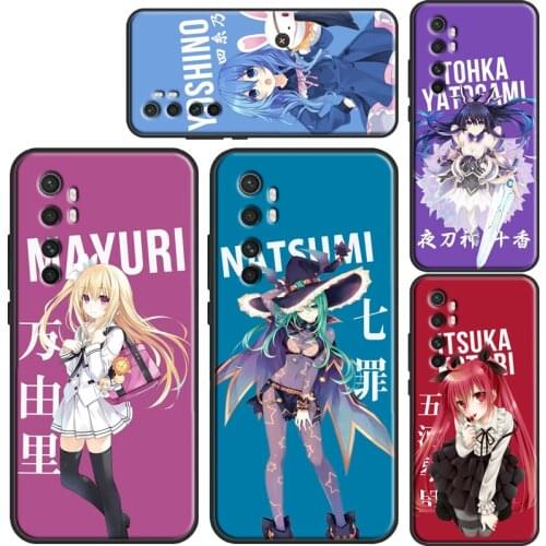 Anime Girl Date A Live Case For Xiaomi Mi 11 Lite Ultra 10T Pro A3 Mi Note 10 Lite Coque For POCO M3 Pro F2 F3 X3