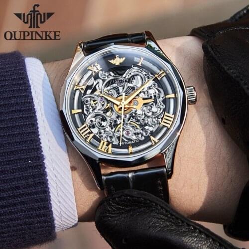 The new swagger mechanical watch business noctilucent men watch mens watch