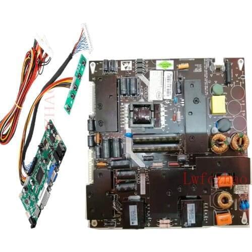 New Monitor Kit for LM240WU2-SLA1 LM240WU2(SL)(A1) LM240WU2-SLB1 24" HDMI+DVI+VGA LCD LED Screen Controller Driver Board