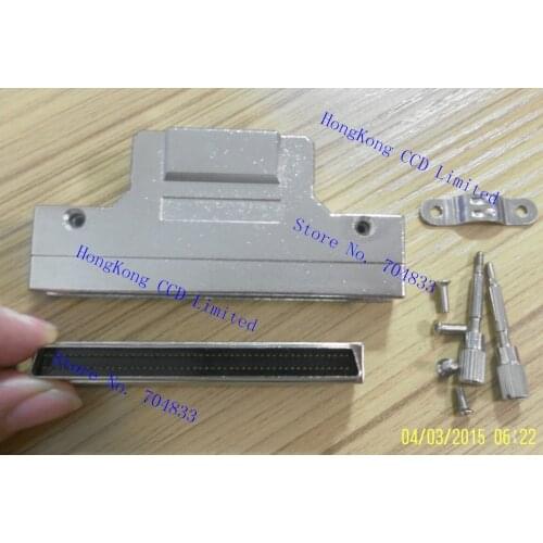 SCSI-100PIN jack male pin (DB type) wire metal shell SCSI 100 PIN male