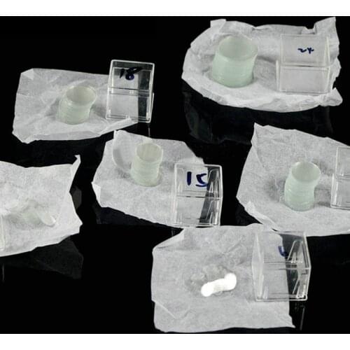 3-50mm Glass Microscope Cover Slide Slips 100 PCS Round Blank Slides Coverslips