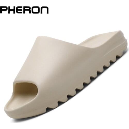 New Style Slippers Men Fashion Summer Solid Color Casual Home Slipper Shoes Eva Injection Non-slip Shoes Beach Slides Zapatos